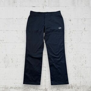 Pepsi Pants 38x32 Black Cotton Blend Stretch Pep+ Uniform Work Reflective